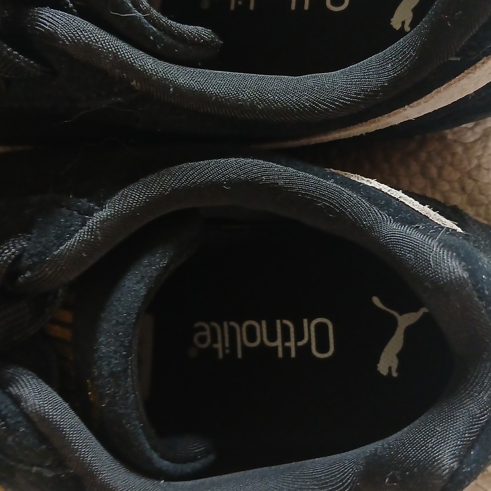 Puma Speedcat  Black and White Sneakers with Charms - Picture 6 of 8
